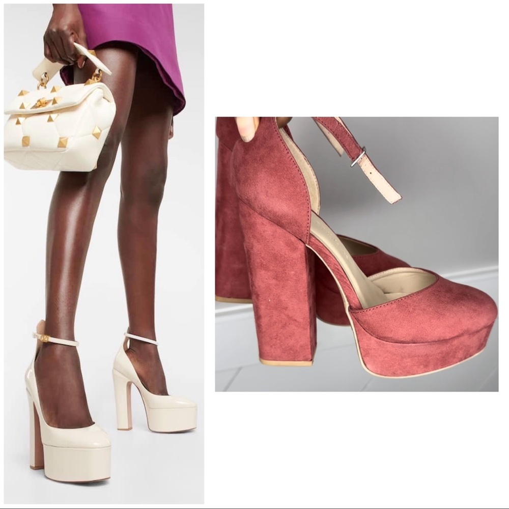 WILD DIVA PLATFORM HEELS/ PRELOVED/ SIZE 8